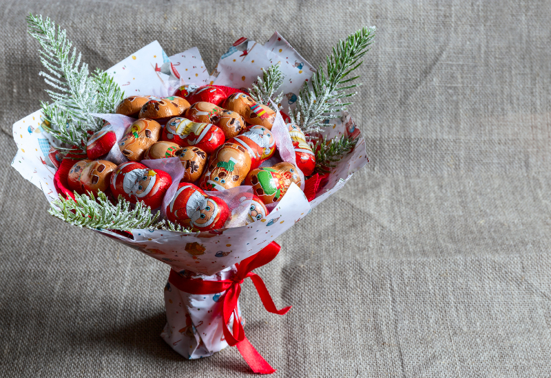 お菓子のブーケ お 菓子ブーケの作り方をご紹介