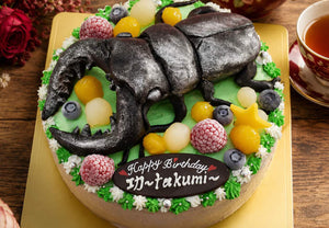 【冷凍】クワガタの立体ケーキ | ケーキ | ケーキ工房モダンタイムス