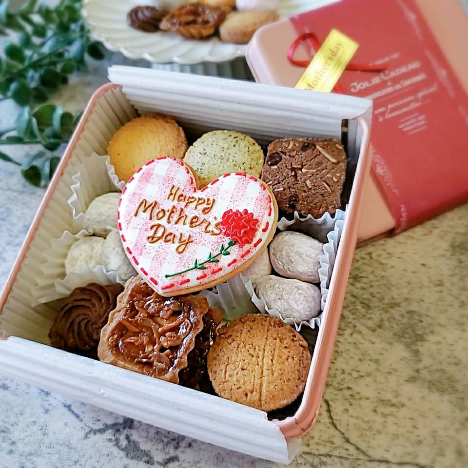 母の日クッキー缶 | “和”nderful cookies!