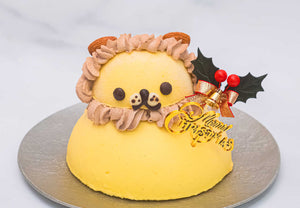 【冷凍】アニマルアイスケーキ ライオン4.5号|アイス|ダルチアーノ