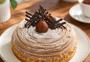 【冷凍】モンブランタルト 5号 | ケーキ | sweets&coffee cafe ありんこ