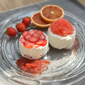 【冷凍】朝摘みイチゴとブラッドオレンジグラニータ | チーズケーキ | 空山チーズ工房