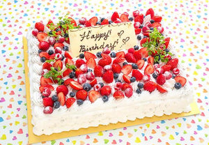 【冷蔵】ビックサプライズ スクエアケーキ | ケーキ | ベリーズスイーツキッチン | ウェディングケーキ チョコ・生クリーム・ベリー ケーキ - スイーツモール