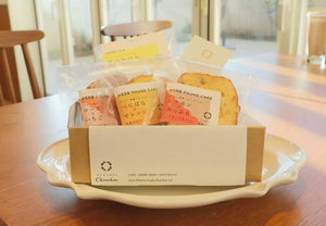 【店頭受取】パウンドケーキ3個とオリジナルハーブブレンドティ1種類の詰め合わせ | パウンドケーキ | ひだまりカフェChouChou - スイーツモール