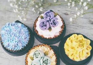 【冷凍】フラワーケーキ 4個セット|ケーキ|フォーチュンキッチン|お花 の ケーキ|誕生 日 花束 - スイーツモール