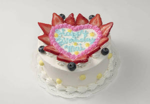 【店頭受取】ラウンドシェイプ・ビックハート | ケーキ | マジックケーキデコ - スイーツモール