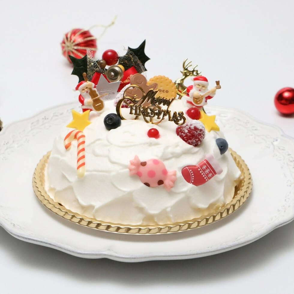 クリスマスやお誕生日に人気のスノードーム形レアチーズケーキ