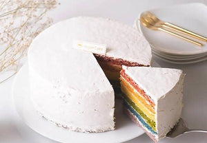 【冷凍】夢幻レインボーケーキ | カラフルケーキ 通販 | 松竹圓カフェ | カラフルチョコレート | カラフル チョコ - スイーツモール
