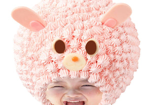 【冷凍】立体どうぶつの写真ケーキ | ケーキ | 写真ケーキのサンタアンジェラ | 顔 写真 ケーキ - スイーツモール