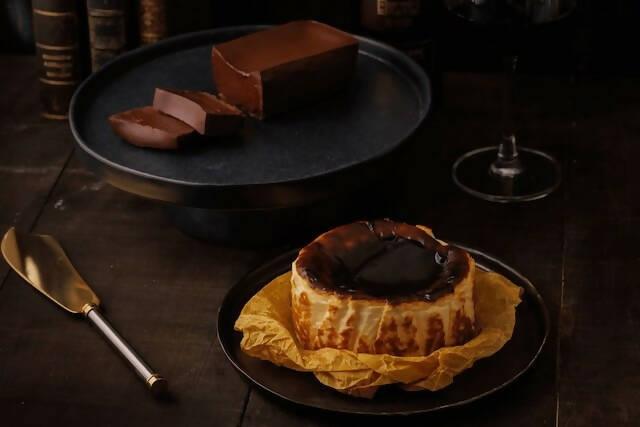 濃厚チョコレートケーキとふわトロ食感の熟成バスクチーズケーキの人気セット！ギフトにもおすすめ♪｜熟成バスクチーズケーキ 熟成バスクチーズケーキ