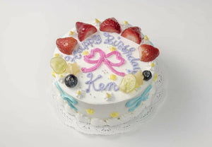 【店頭受取】ラウンドシェイプ・リボン | ケーキ | マジックケーキデコ - スイーツモール