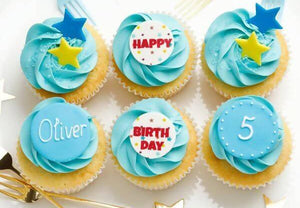 【冷凍】バースデーボックス|ケーキ|Bellas Cupcakes-ベラズカップケーキ│カップケーキ 誕生日・カップ ケーキ 専門 店・cupcakes・カップ ケーキ アイシング・カップケーキかわいい - スイーツモール