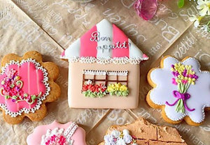 【常温】flower&house アイシングクッキー|クッキー|sucre cresia - スイーツモール