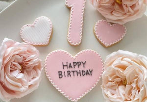 【常温】大きな数字つきバースデーアイシングクッキーセット | クッキー | Dream Sweets Factory - スイーツモール