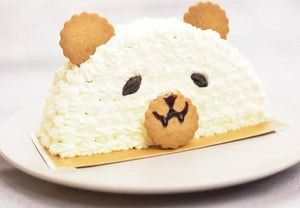 【冷凍】可愛いくまちゃん ハーフケーキ | ハーフ&ハーフ ケーキ 通販・ハーフケーキ くま・韓国ケーキ・ハーフケーキ 韓国 | UNIQUE SPOON | - スイーツモール