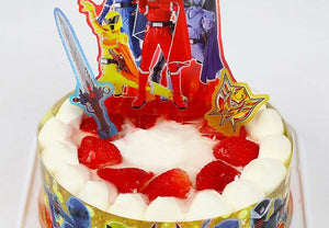 【冷凍】生デコレーションケーキ 王様戦隊キングオージャー 5号 15cm|ケーキ|キャラメリーゼ・キング オー ジャー ケーキ - スイーツモール
