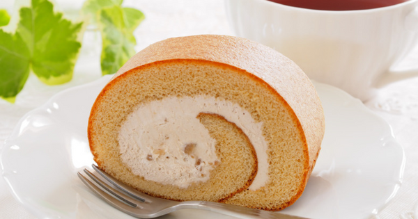 ロールケーキアレンジ