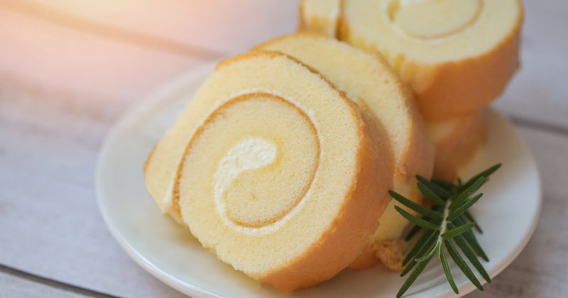 ふわふわシフォン生地で作る絶品ロールケーキ