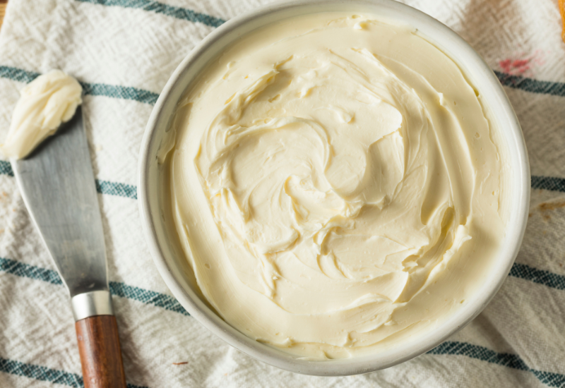 クリームチーズを簡単にカットする方法