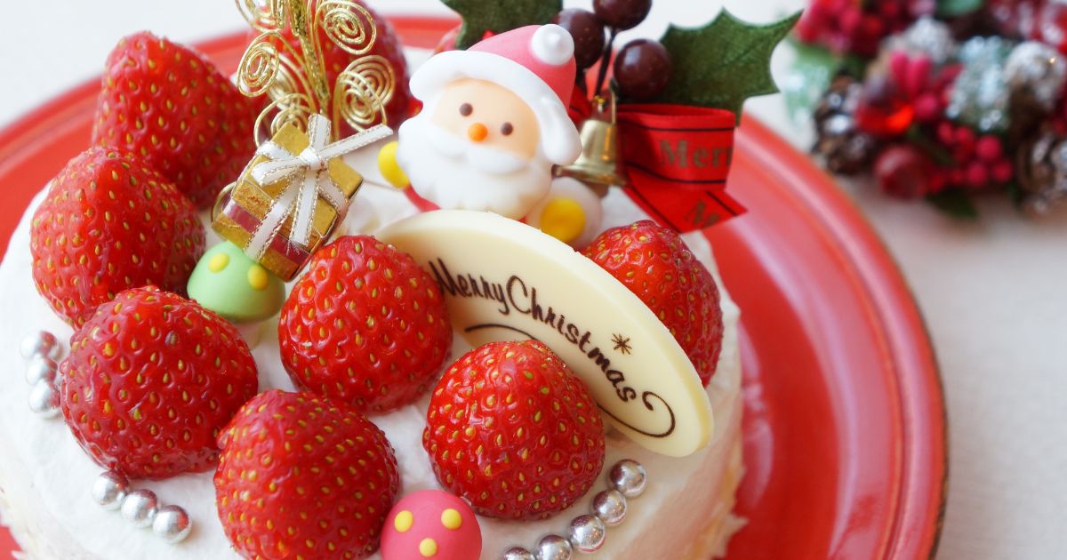 クリスマスケーキサンタ砂糖菓子