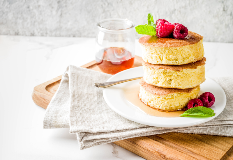 スフレパンケーキ ホットケーキミックス 型なし