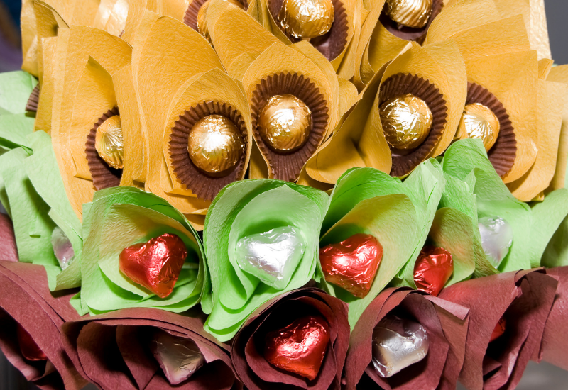 甘美な贈り物：特別な日に贈るチョコレートの花束