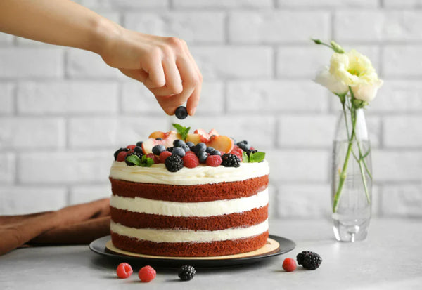 ケーキ盛り付け