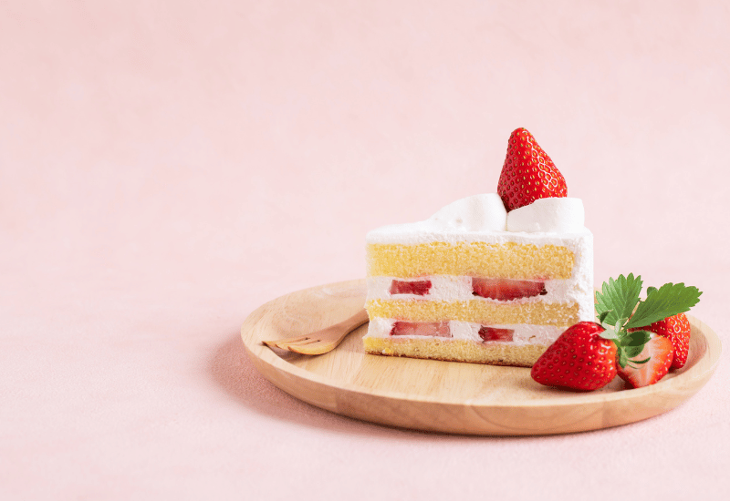 ショートケーキの気になる糖質！