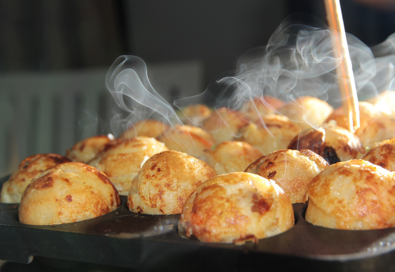 たこ焼き作りに最適！ホットプレートの温度調整でプロの味を実現