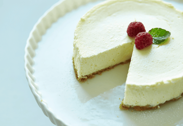 ヨーグルトなしで作る、簡単レアチーズケーキ