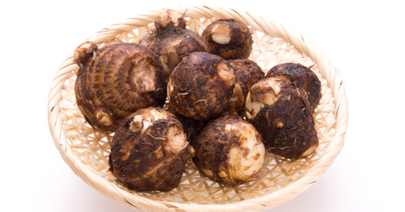 里芋 塩茹で そのまま