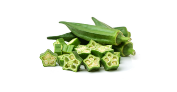 オクラの葉っぱ