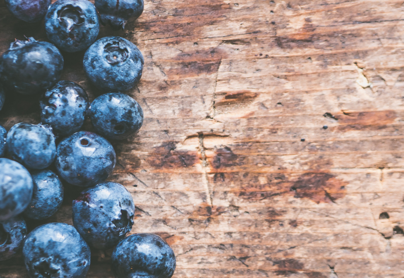 ブルーベリーの実：美味しさと健康への恵み