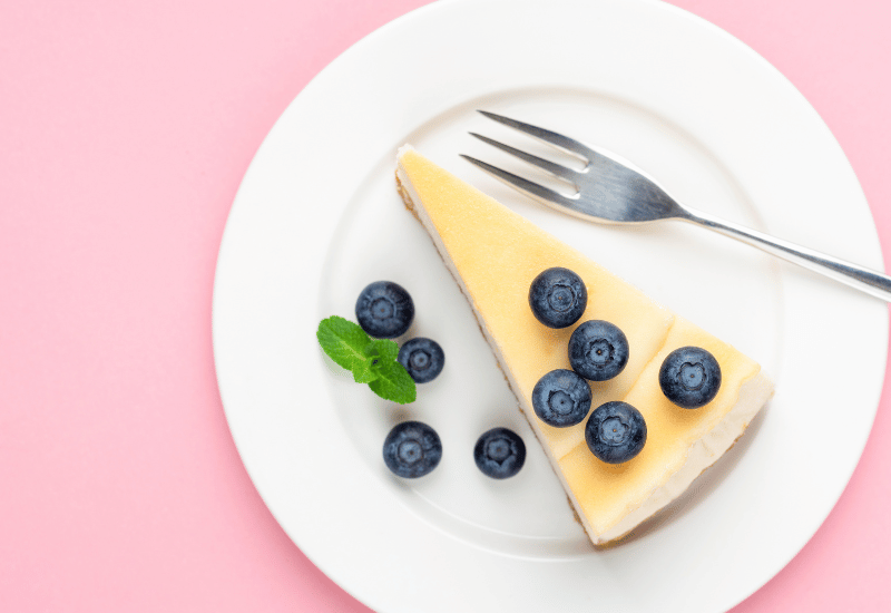 チーズケーキデコレーション