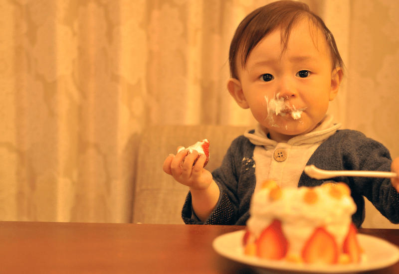 一歳ケーキ食べれる