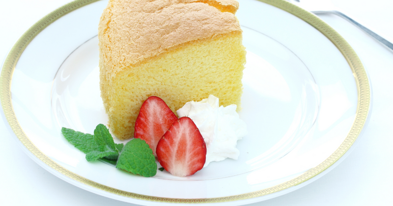 シフォンケーキデコレーションいちご