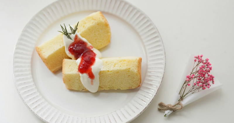 シフォンケーキを型から外す