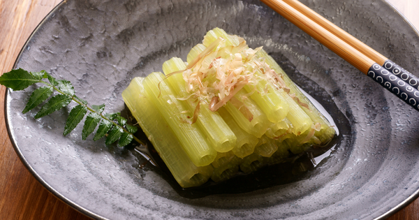 フキのアク抜き