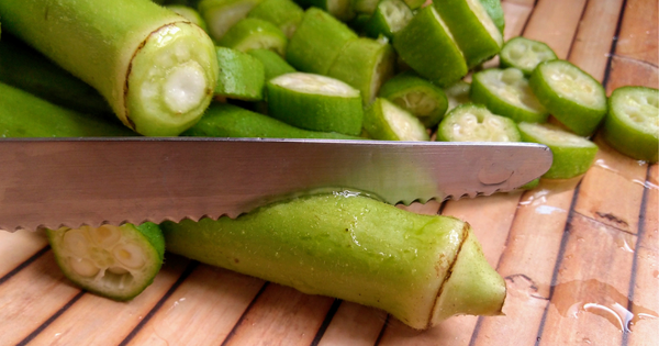 オクラ 生 下処理なし