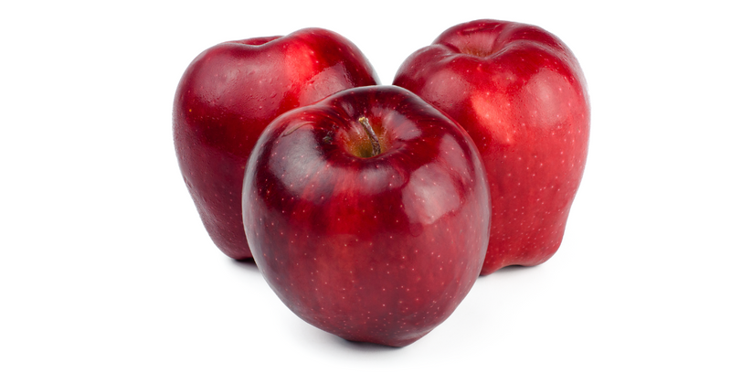 りんご(大きな実3個搬送時に重くて落下)☆スターキング・デリシャス りんご(大きな実3個搬送時に重くて落下)☆スターキング・デリシャス