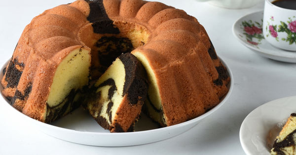 マーブルチョコレートケーキ：見た目も味も楽しめる、手作りレシピ