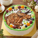 【冷凍】恐竜のイラストケーキ | ケーキ | ケーキ工房モダンタイムス