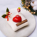 【冷凍】レアチーズ クリスマスデコレーション 12cm  通販・お取り寄せ | チーズケーキ | パティスリーAile（エル）