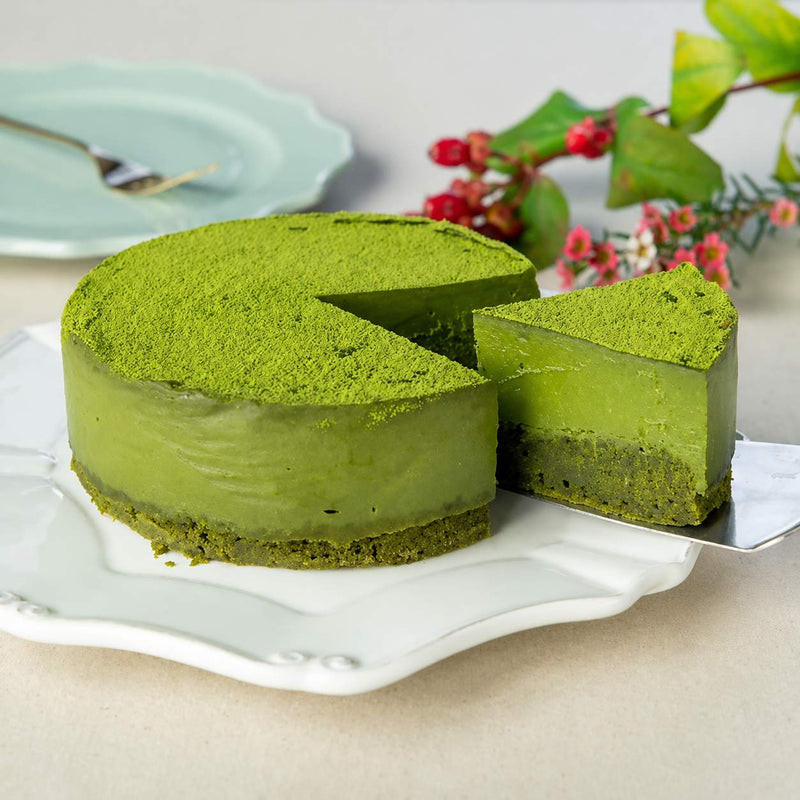 【冷凍】京豆腐のお濃茶ケーキ｜ケーキ｜musubi-cafe