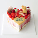 ハート型デコレーションアイスケーキ | ケーキ | 森のケーキ屋 どんぐり