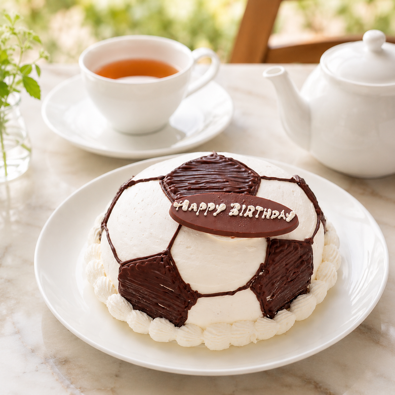【冷凍】立体サッカーボールケーキ | ケーキ | 菓子司 東陽軒