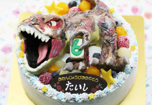 【冷凍】恐竜の立体ケーキ | ケーキ | ケーキ工房モダンタイムス|恐竜 ケーキ 通販