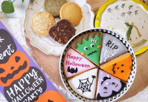 【常温】ハロウィンクッキー缶（丸型）｜ クッキー ｜ “和”nderful cookies!