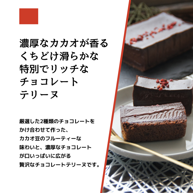 【冷蔵】とろける濃厚 生チョコテリーヌ | チョコレートケーキ | o