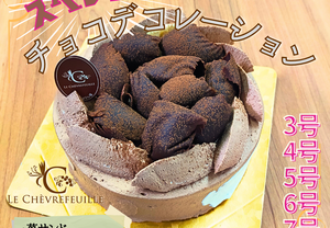 【店頭受取】スペシャルチョコデコレーション | チョコレートケーキ | ル・シェーヴルフイユ ホールケーキ